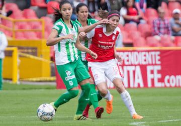 Con gol de Lorena Bedoya y doblete de Estefanía González, Atlético Nacional venció 3-2 a Santa Fe y accede a la final de la Liga Águila Femenina.