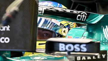 Fernando Alonso (Aston Martin AMR23). Hermanos Rodr¨ªguez, M¨¦xico. F1 2023.