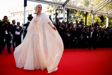 Elle Fanning posa en la alfombra roja del último día del Festival. 