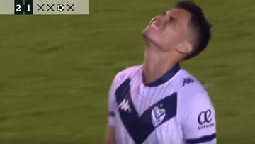 El penal que Galdames erró en la definición ante Talleres