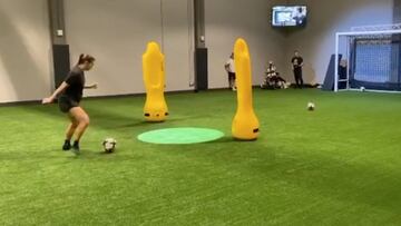 El video viral de Alex Morgan entrenando embarazada