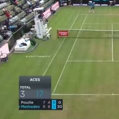 Bienvenidos al juego más rápido de la historia del tenis: ¡en 29" hizo 4 puntos!