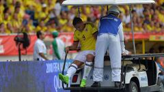 Luis Muriel se lesiona al minuto 30 ante Bolivia