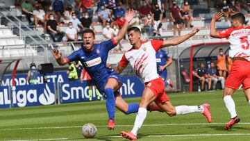 29/08/2021FUTBOL PARTIDO SEGUNDA DIVISION LIGA SMARTBANK AMOREBIETA ALMERIA GURUZETA