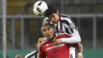 Jesús Vallejo continues to impress with his defensive displays for Frankfurt