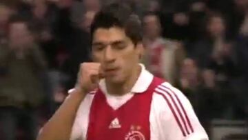 El Ajax presume de Luis Su¨¢rez: lo mejor de su paso en 120''