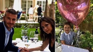 Im&aacute;genes de David y Victoria Beckham celebrando su 19&ordm; aniversario de bodas y de su hija peque&ntilde;a, Harper Seven, con un globo el d&iacute;a de su s&eacute;ptimo cumplea&ntilde;os.