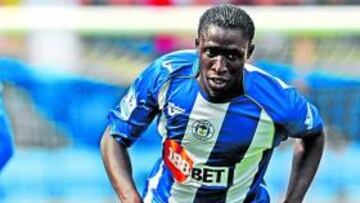 Diamé, en el Wigan.