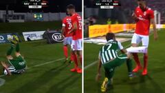 La insólita acción de Coentrao tras no ser levantado por un rival