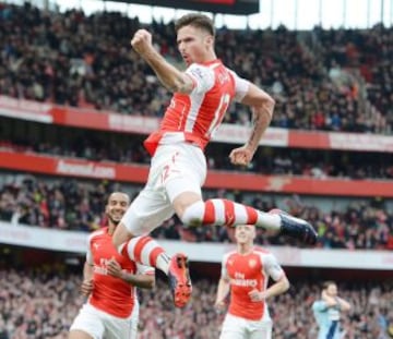 Giroud, Ramsey y Flamini fueron los encargados de anotar para los Gunners.