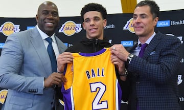 El base estadounidense fue nombrado presidente de operaciones del equipo del que fuera estrella, Los Angeles Lakers. Después de triunfar en los Lakers, adquirió acciones del equipo angelino, concretamente un 4,5%. Pero tras venderlas, el exjugador estadou