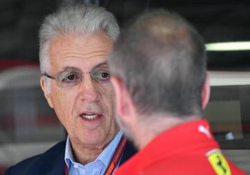 Piero Ferrari en Monza 2018.