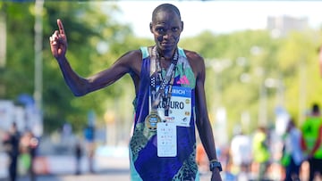 Geofrey Kusuro, ganador en Madrid.