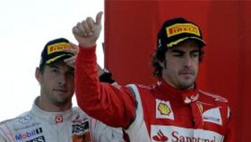 Button suena con más fuerza para fichar por Ferrari