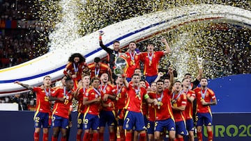 14/07/24 PARTIDO FINAL EUROCOPA 2024
SELECCION ESPAÑOLA ESPAÑA - INGLATERRA
ALEGRICA CELEBRACION COPA TROFEO CAMPEONES ALEGRIA