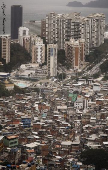 Vista general de la favela Rocinha.