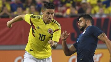 James Rodr&iacute;guez, jugador de Colombia