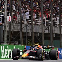 Checo Pérez terminó en el séptimo lugar en el GP de Brasil