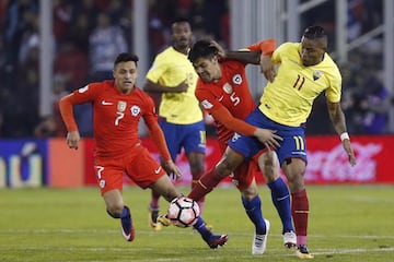 Chile - Ecuador, en imágenes