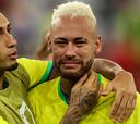 Las imágenes de Neymar rompiendo a llorar