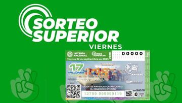 Sorteo Superior 2780: resultados y números premiados | 22 de septiembre 2023