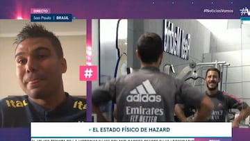 Casemiro da esperanzas al madridismo con Hazard: ahora más necesarias que nunca