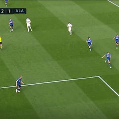 Mójica en estado puro: un avión por la banda y centro atrás para el gol de Pere Milla