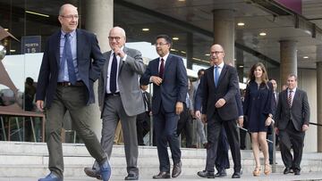 20/07/15 BARCELONA
FOTO JUNTA DIRECTIVA Y GESTORA
ARROYO , VILARRUBI , JOSEP MARIA BARTOMEU , JORDI CARDONER , SUSANA MONJE Y EMILI ROUSAUD
