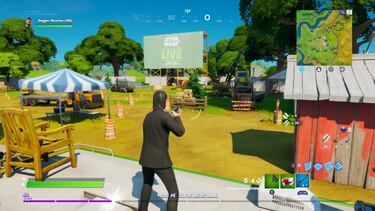 Fortnite: comienzan las obras en el cine para el evento de Star Wars