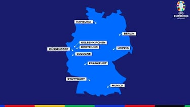 Alemania, tres veces campeona, alberga la fase final de la Eurocopa de 2024. Arranca el 14 de junio y termina el 14 de julio con la final en el Olympiastadion de Berlín.
