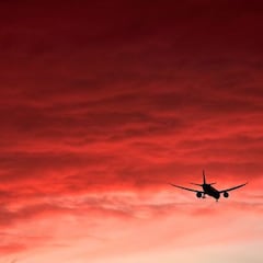 What turned the sky red in China?