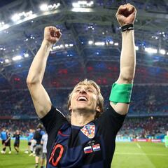 Modric, MVP por tercera vez: "No pienso en el Balón de Oro"