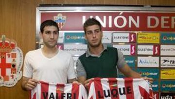 El Almería presenta al argentino Valeri y a Luque