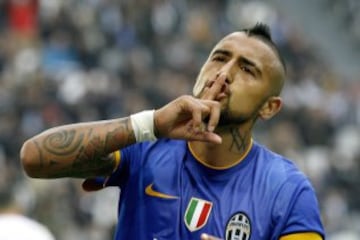 Vidal acalla a sus críticos. Marcó en el triunfo de la Juventus.