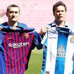 Valverde: "Lo de Piqué ayer era humor; el derbi es muy serio"