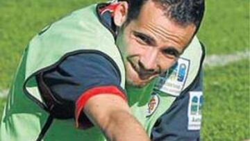 <b>DE PRUEBA. </b>Omar podría jugar mañana de inicio contra el Almería.