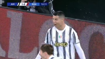 Cristiano sigue en racha, golazo de zurda ante la Roma