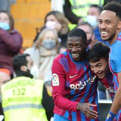 Auba sube al tren de Gavi y Pedri