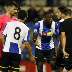 El Hércules sale líder de un derbi loco y Guti, reforzado