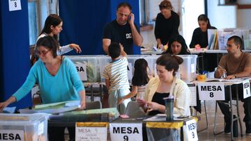 Santiago 27 de octubre 2024
Fotos referenciales Elecciones Municipales en el colegio Sagrado del Corazon de Apoquindo en la comuna de las Condes
Javier Salvo/Aton Chile
