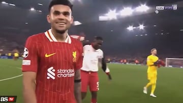 Anfield se rinde a Luis Díaz: ¡Emoción pura!