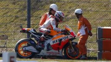 Márquez saldrá cuarto en Motegi.