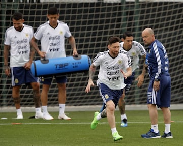 Barcelona 05 Junio 2018, Espaa
Entrenamiento de la Seleccion Argentina en el predio del Barcelona, Joan Gamper.
MESSI
Foto Ortiz Gustavo
