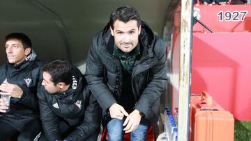 Lolo Escobar, entrenador del Mirandés.