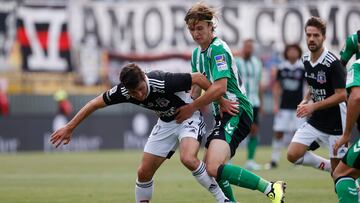 Félix Garreta, ante Colo Colo.