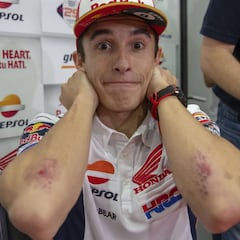 Márquez: "Me ha dolido más verme undécimo que la caída"