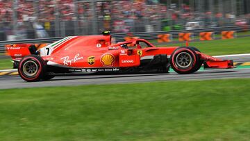Ferrari's Finnish driver Kimi Raikkonen competes during the qualifying session at the Autodromo Nazionale circuit in Monza on September 1, 2018 ahead of the Italian Formula One Grand Prix. (Photo by Andrej ISAKOVIC / AFP)