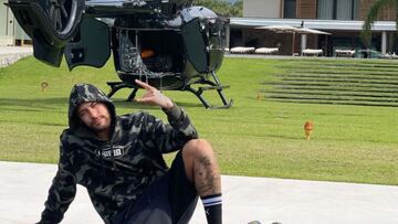 Neymar tiene el helicóptero de Batman y lo usa para ir a entrenar (con Brasil)
