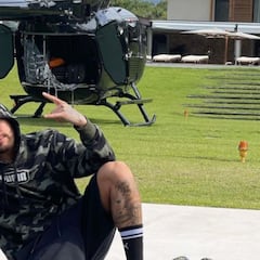 Neymar tiene el helicóptero de Batman y lo usa para ir a entrenar (con Brasil)