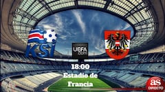 Iceland - Austria live online Euro 2016, Group F